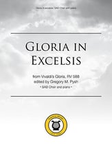 Gloria in excelsis Three-Part Mixed choral sheet music cover